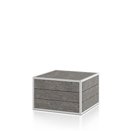 Mod Ottoman Slatted mod ottoman slatted